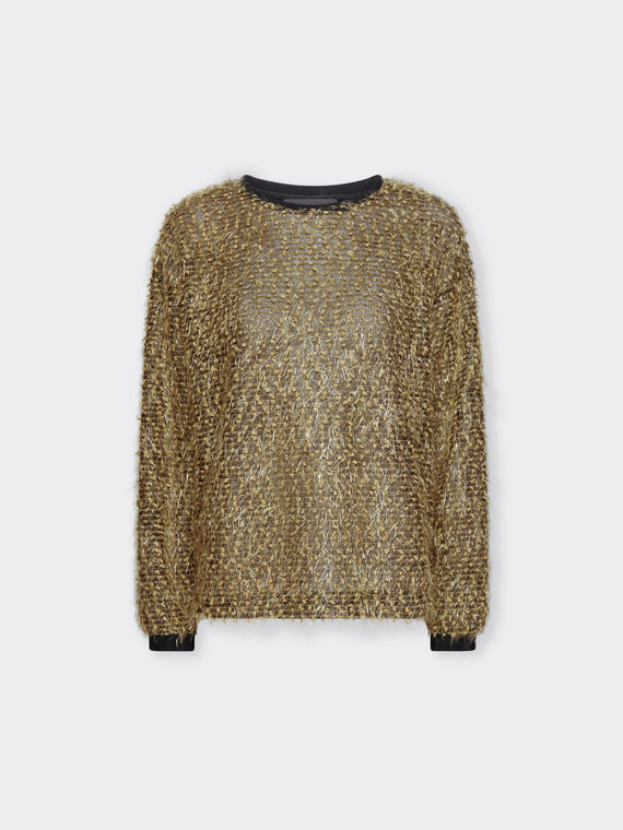 Sweat-shirt en fil coup&eacute;