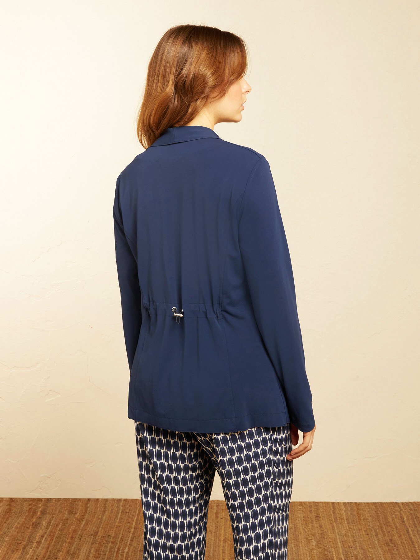 Crepe jersey jacket image number 1