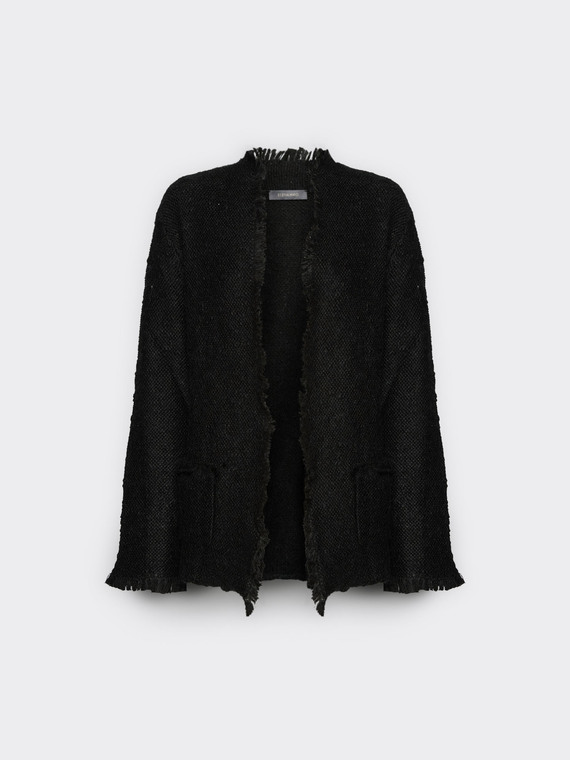 Cardigan con frange