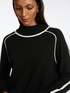 Jersey de lana con bordes en contraste image number 2