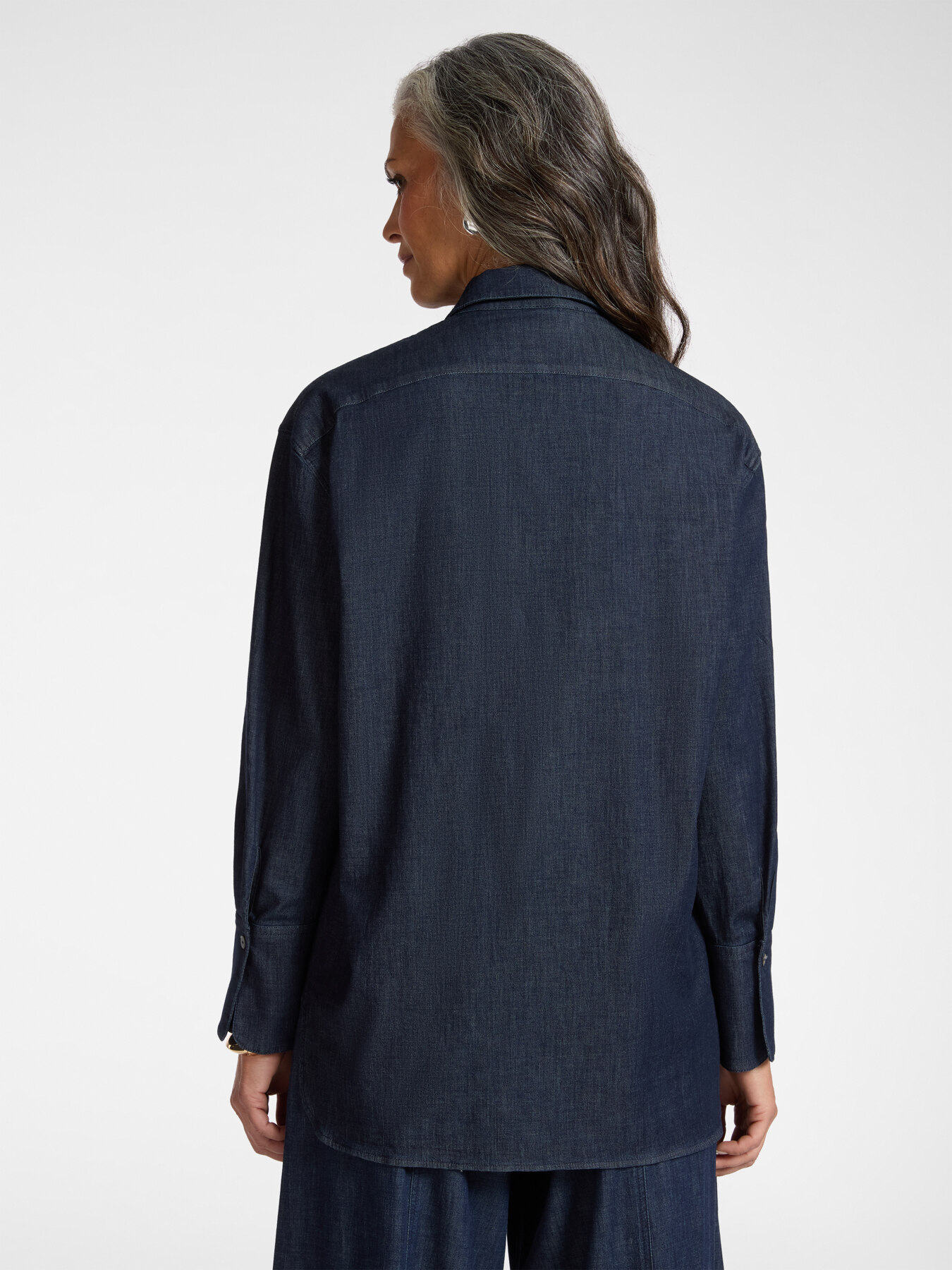 Camisa en chambray image number 1