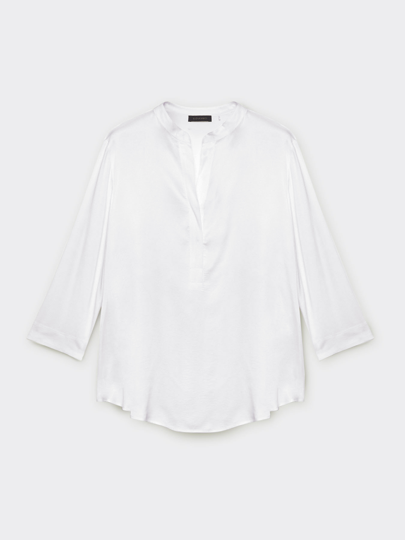 T-SHIRT EM MATERIAL DUPLO UNIDO - TECIDO VERDE image number 4