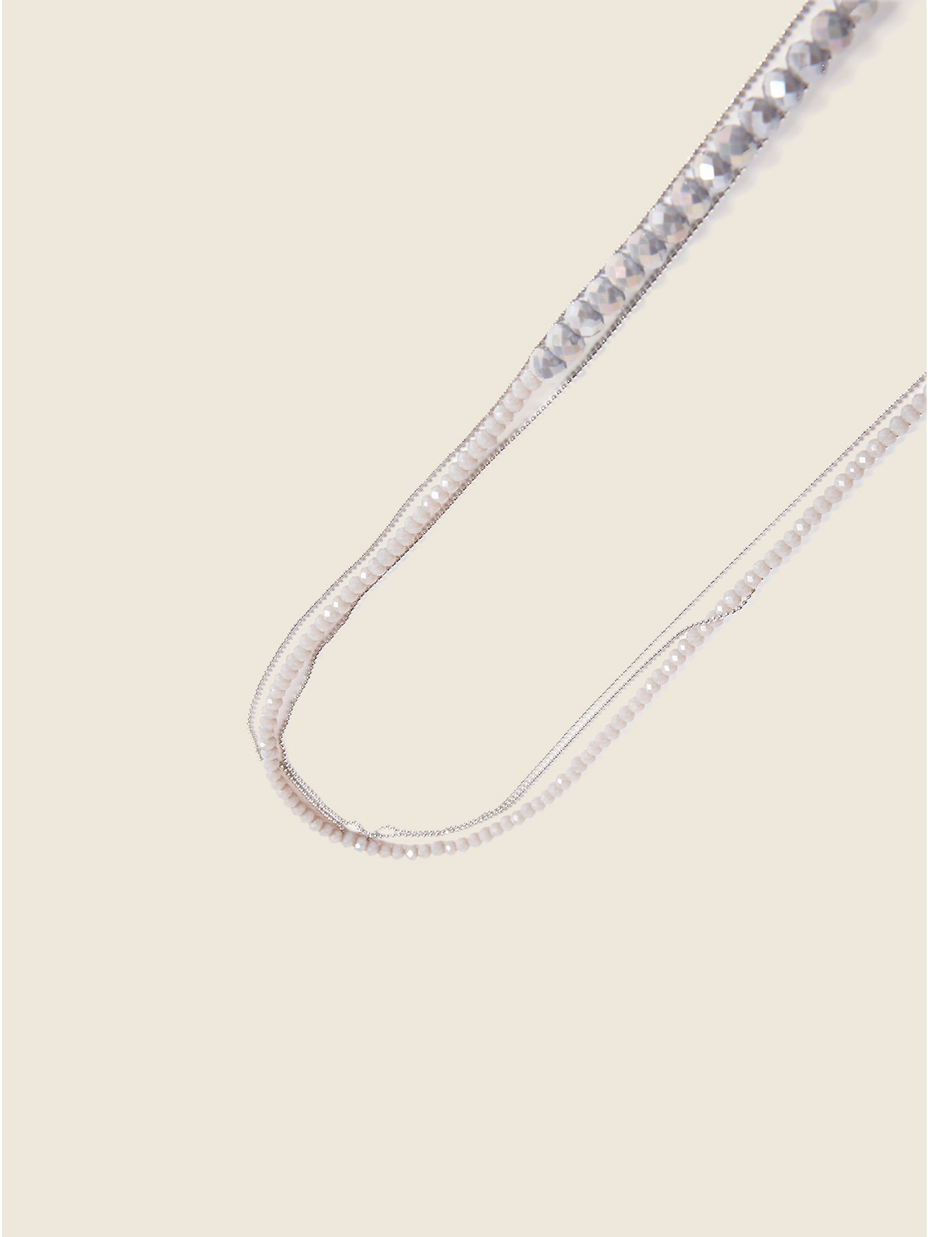 Collana lunga con cristalli image number 2