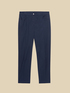 Poplin stovepipe trousers image number 5