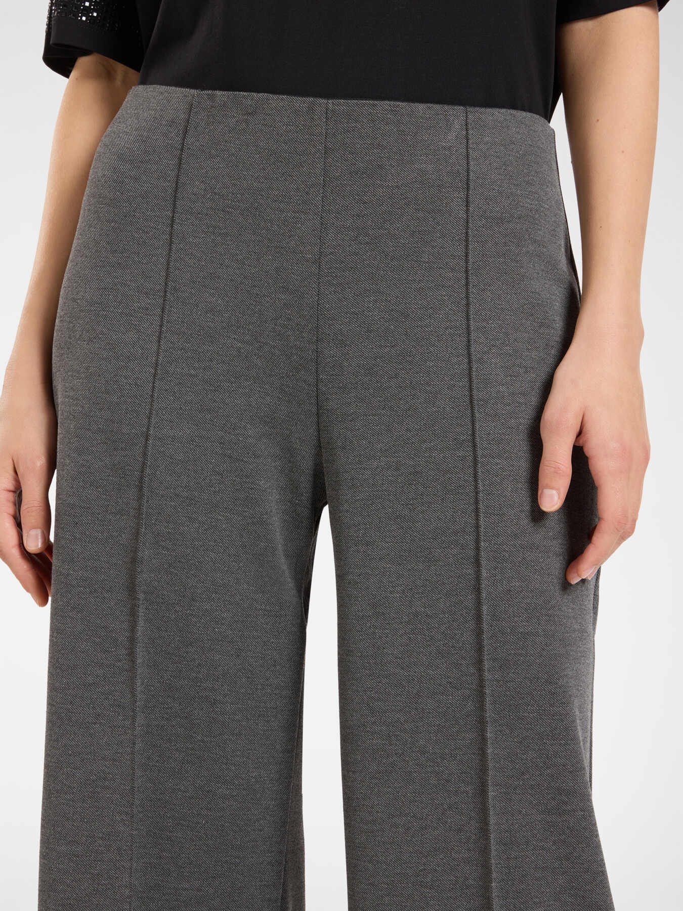 Pantalon &agrave; enfiler en jersey image number 3