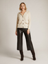 100% wool cardigan with hood image number 2