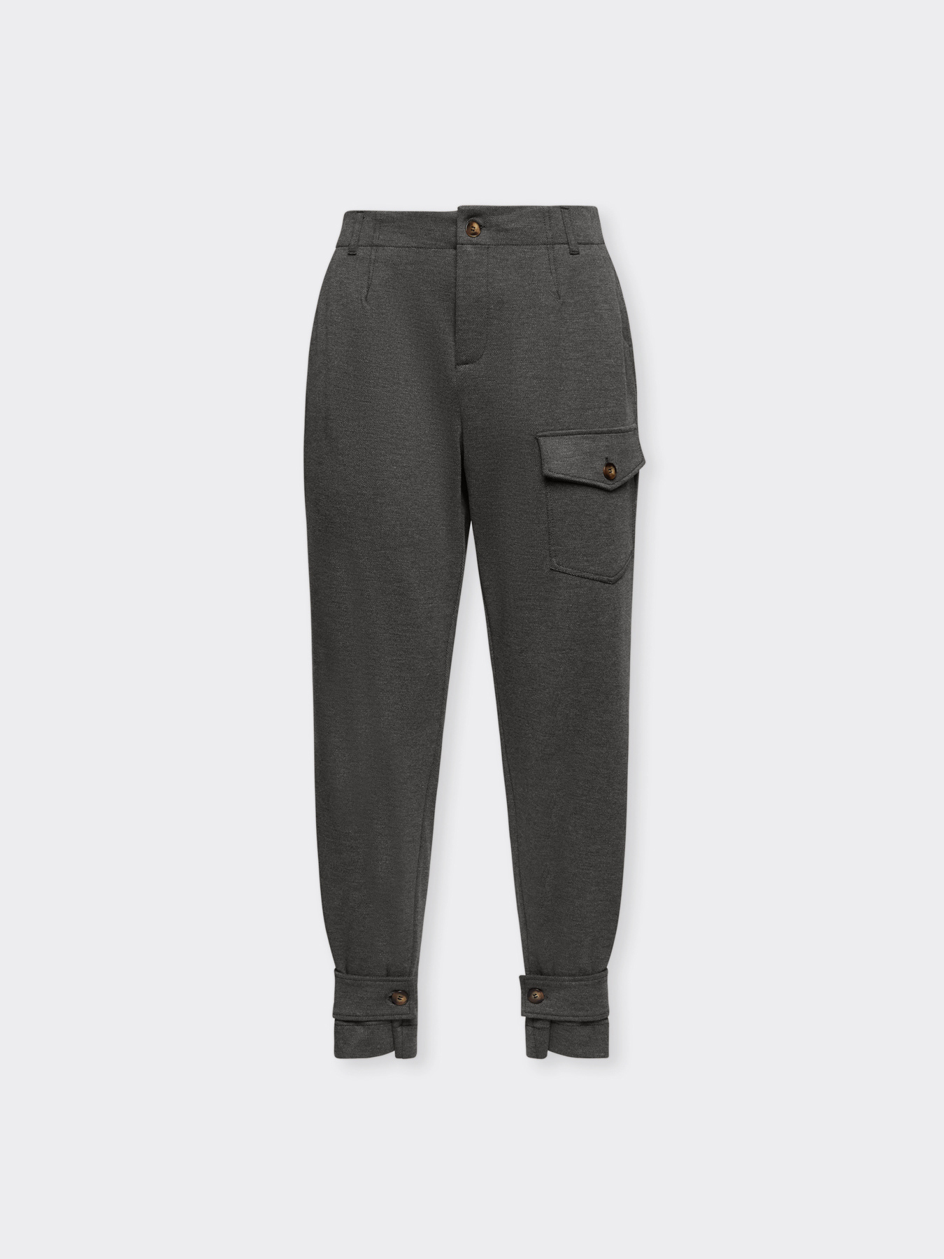 Pantalon avec poche et bretelles en bas image number 4