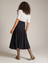 Super light wool pleated skirt image number 2