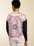 T-shirt with foulard print image number 1