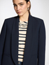 Structured cr&ecirc;pe jacket image number 3