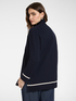 Cardigan en viscose m&eacute;lang&eacute;e avec d&eacute;tails ray&eacute;s image number 1