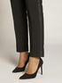 FAILLE STRETCH TUXEDO-STYLE TROUSERS image number 4