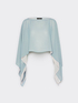 Doppelter Umhang aus Georgette image number 4