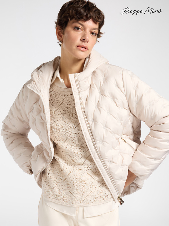 Doudoune avec broderie Monogram