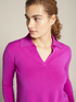 ECOVERO™ viscose polo sweater image number 2