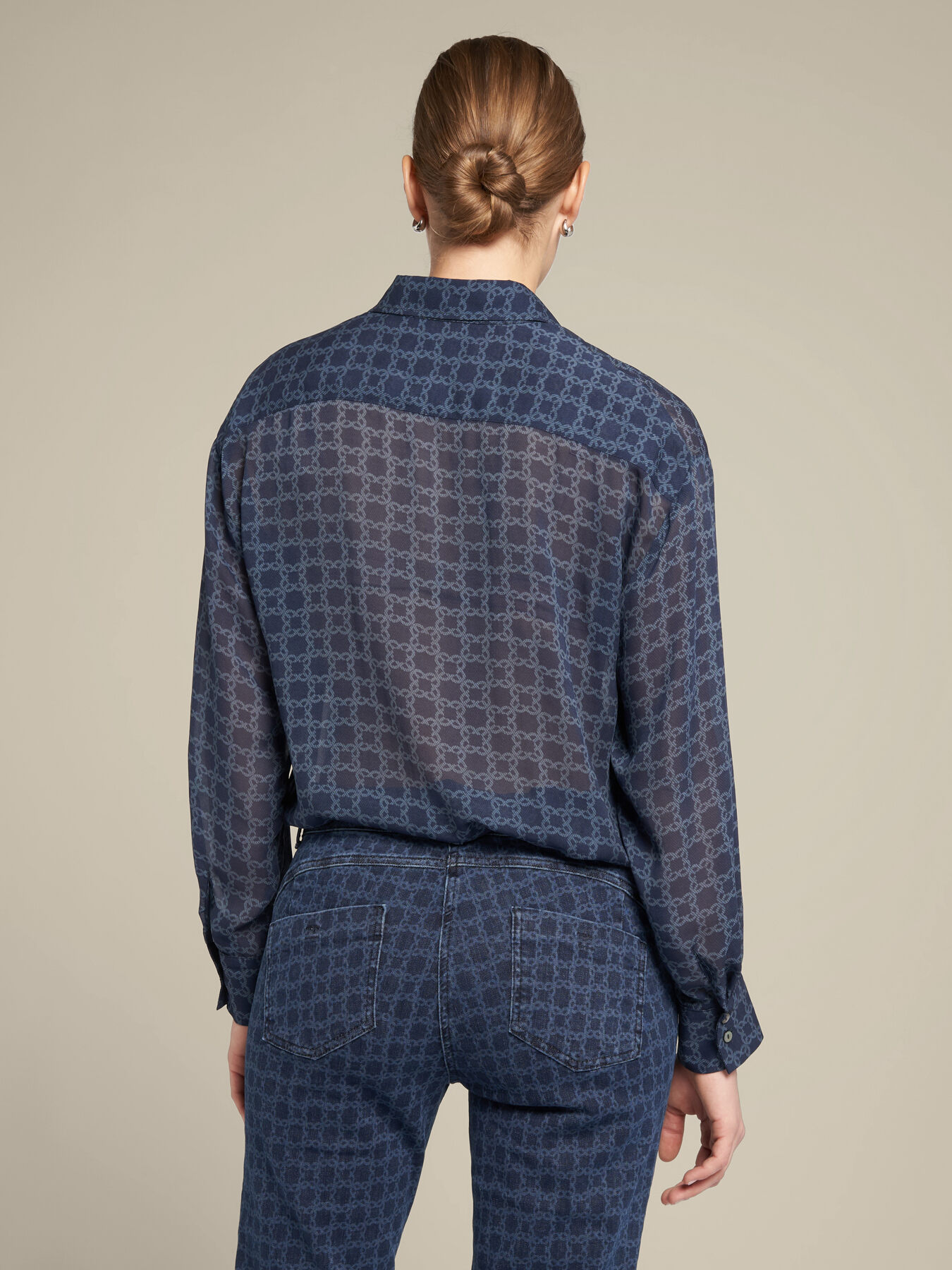 Monogram-print shirt image number 1