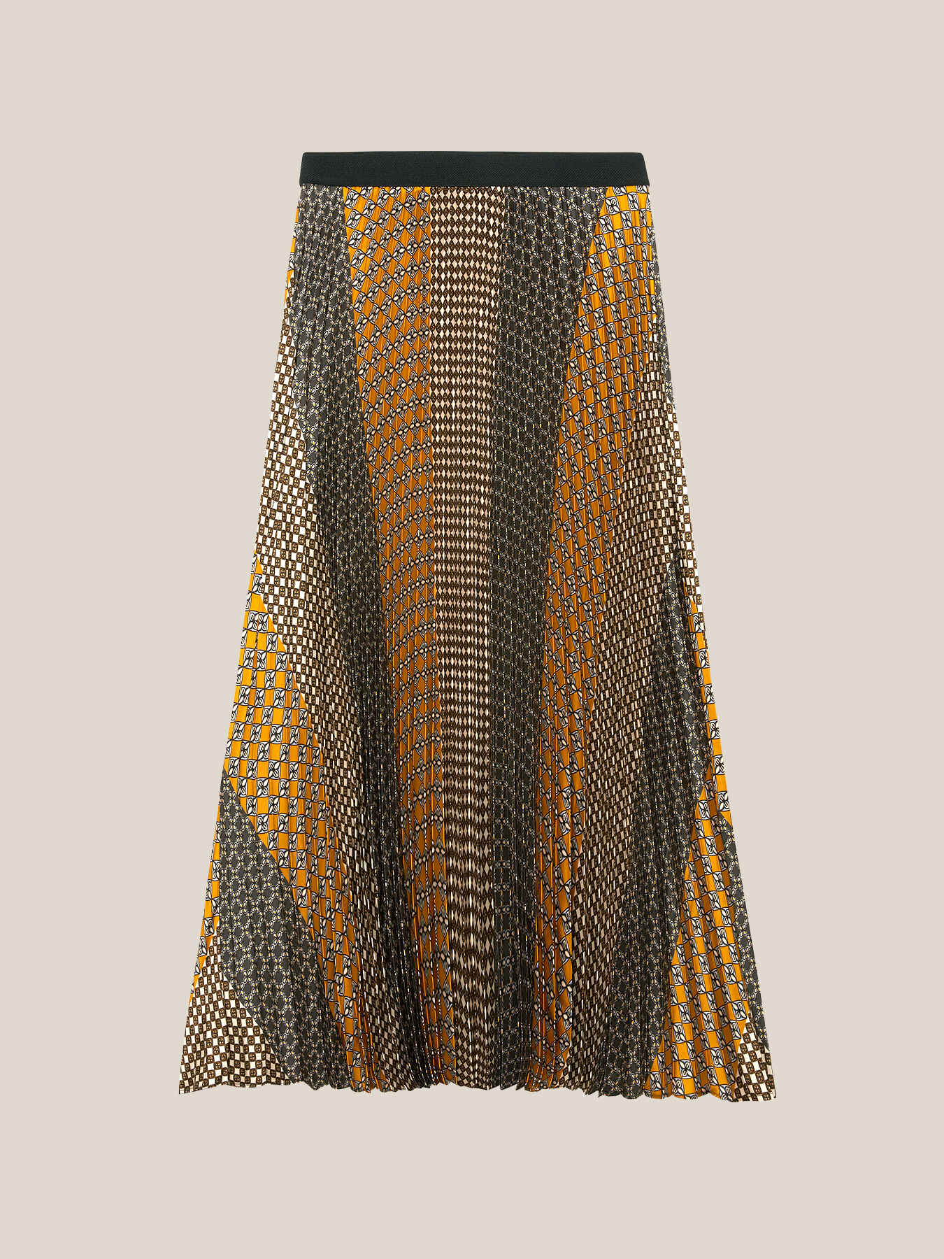 Falda plisada estampada image number 5