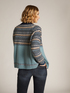 Cardigan jacquard ricamato image number 1