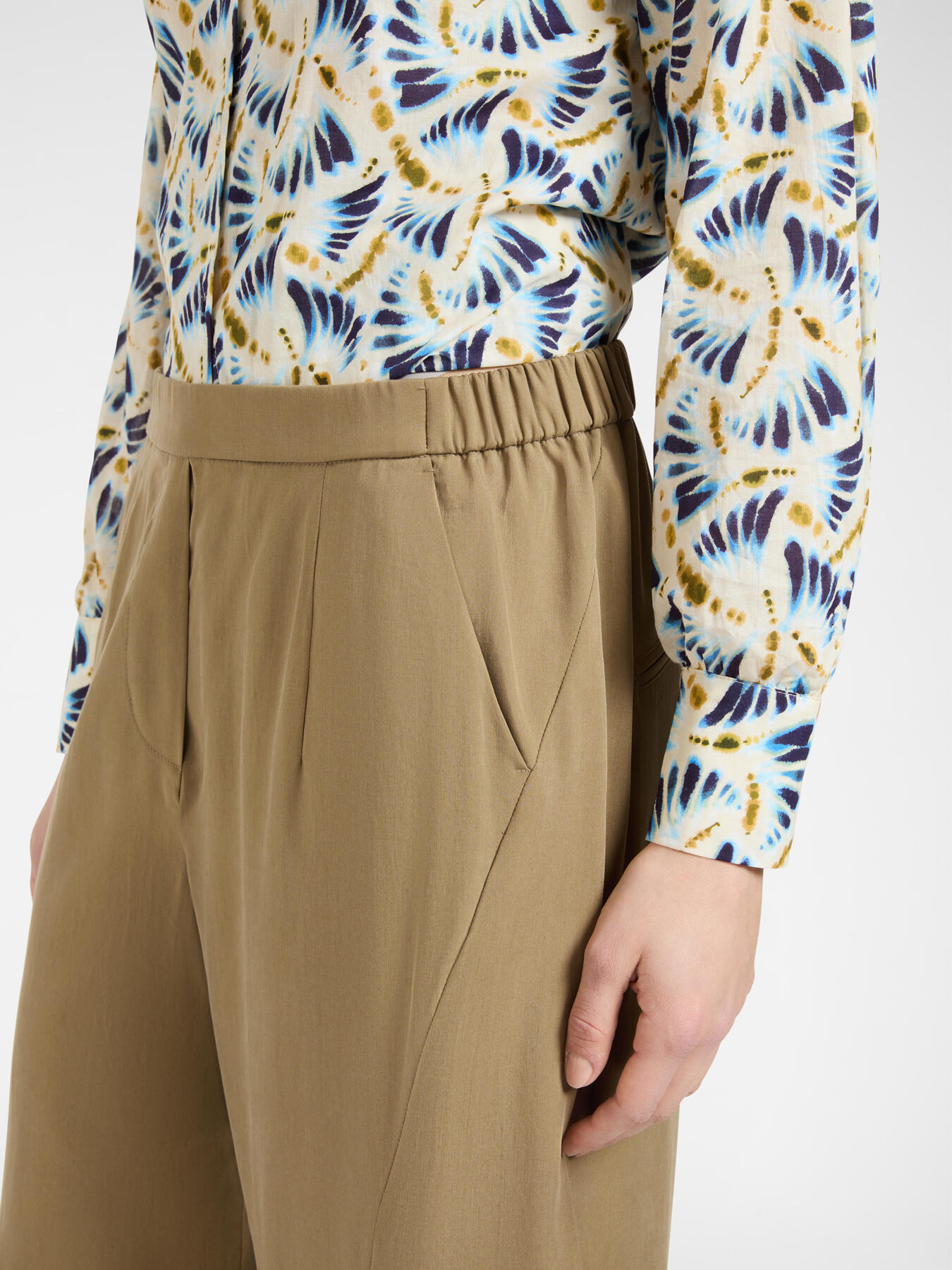 Pantaloni dritti in lyocell image number 2