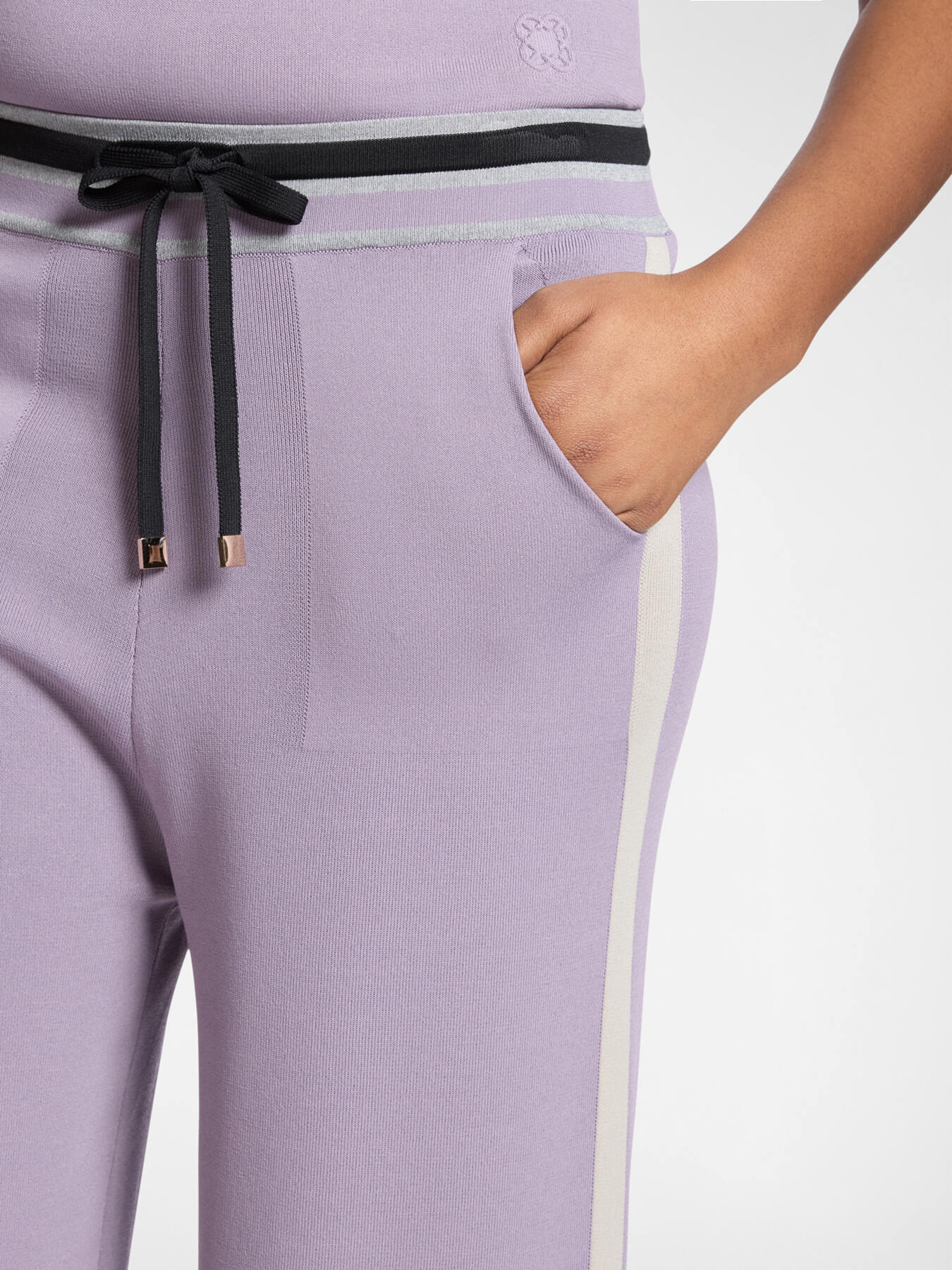 Viscose blend palazzo pants image number 3