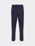 Pantaloni slim in punto Milano image number 4
