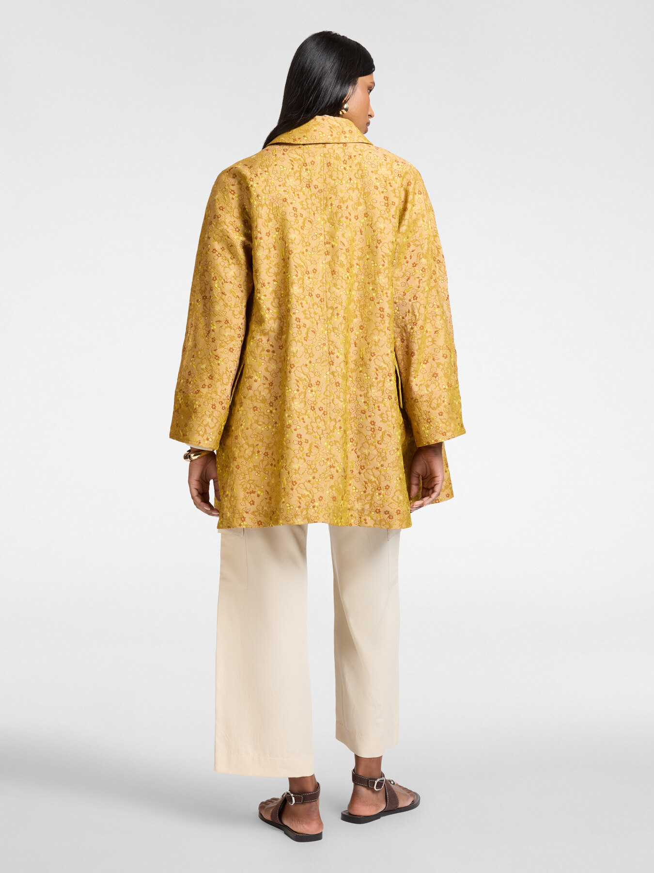 Manteau l&eacute;ger jacquard image number 1