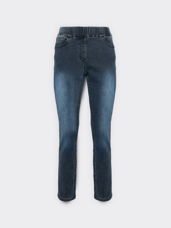 Jeggings pull-on com 5 bolsos, "Pat"