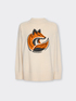 Bestickter Rundhals-Pullover aus Wolle image number 4