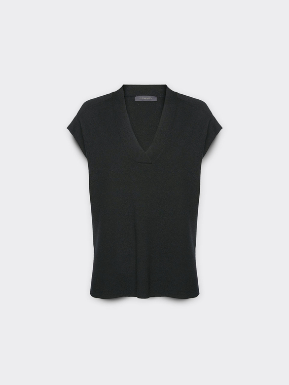 Gilet d&eacute;collet&eacute; en V