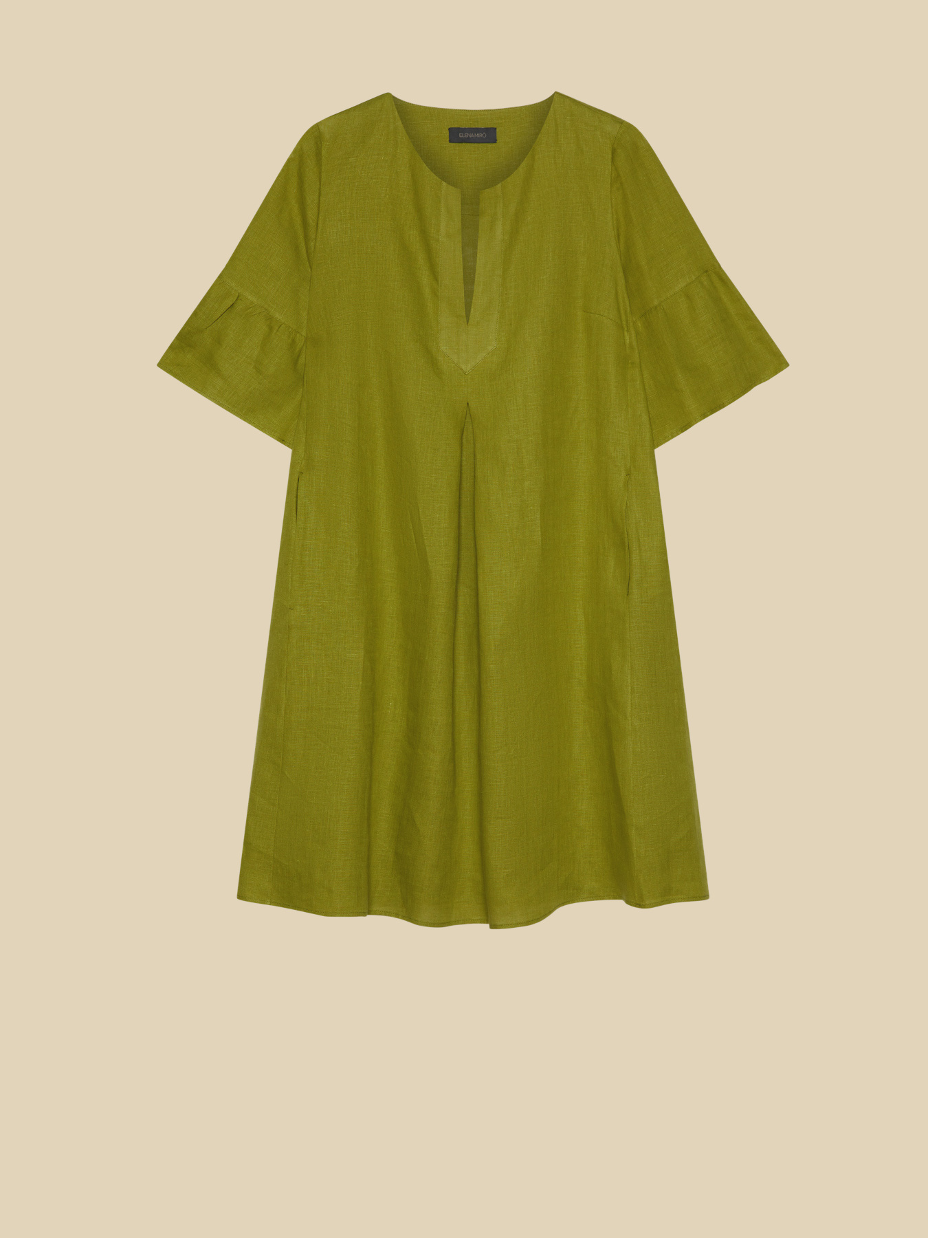 Vestido en puro lino image number 4