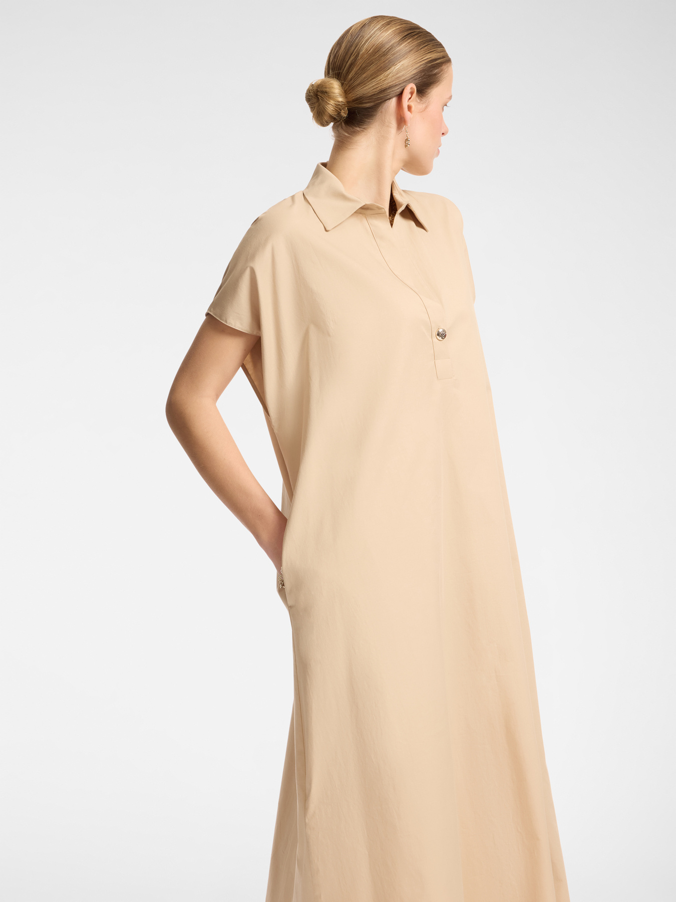 Midi-Kleid aus Popeline image number 2