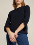 ECOVERO™ viscose sweater with flounce image number 2