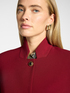Cr&ecirc;pe jacket with jewel button image number 3