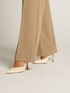 STRETCH DIAGONAL STRAIGHT CUT TROUSERS image number 4