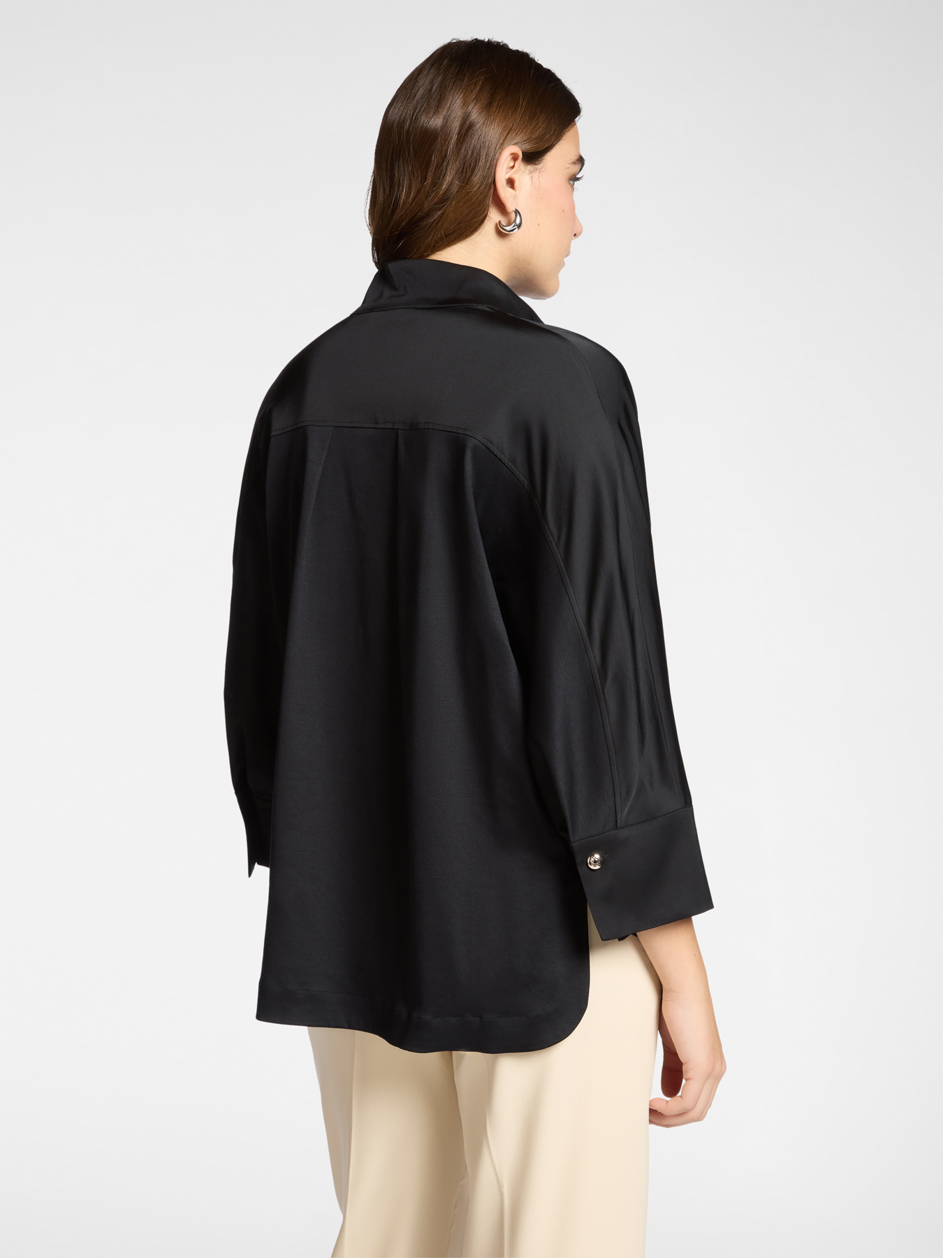 Camicia in raso image number 1