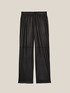 FAUX SUEDE STRETCH PANT TROUSERS image number 5