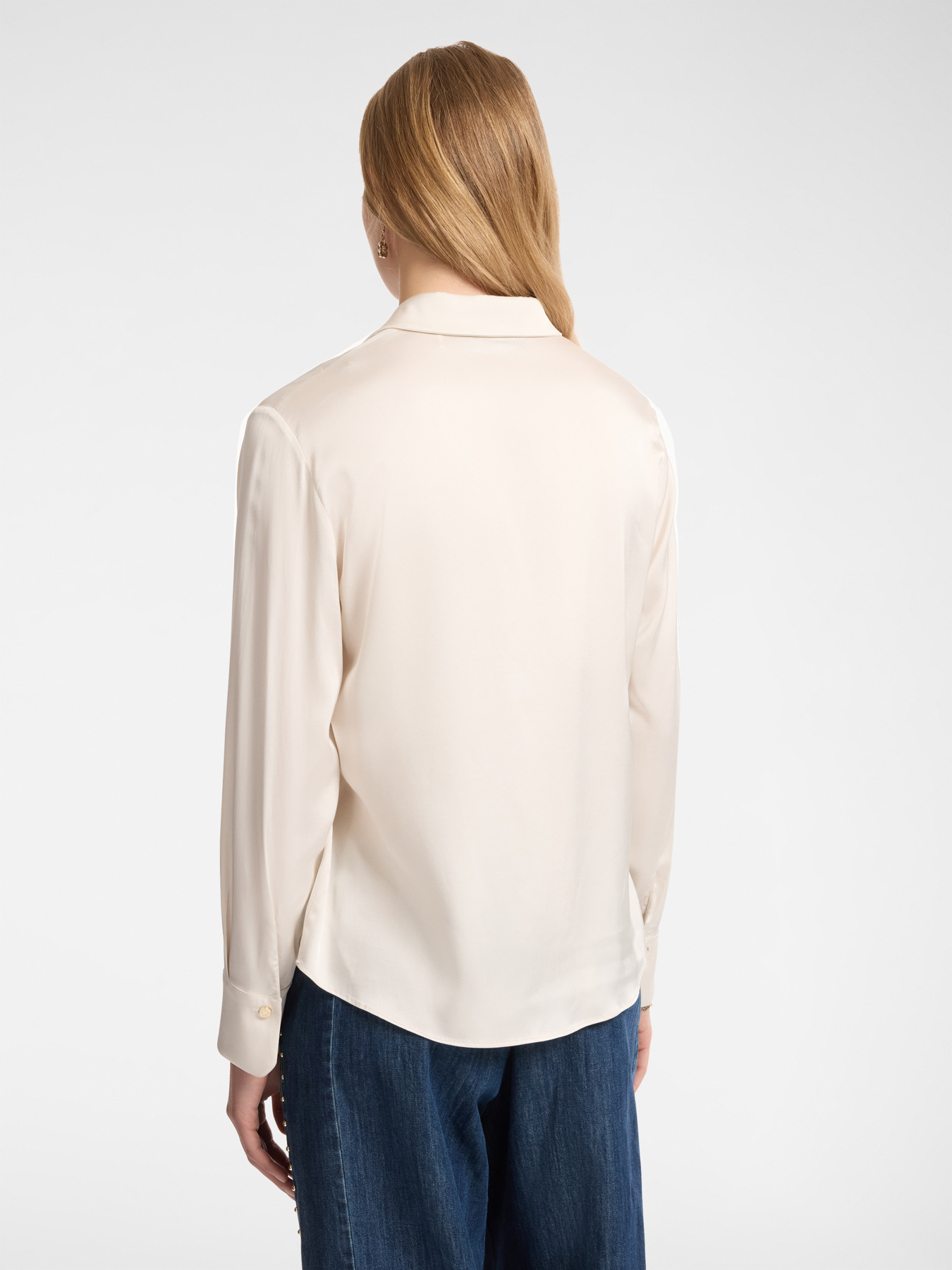 Hemd aus Stretch-Satin image number 1