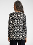 Printed sweater with embroidery image number 1