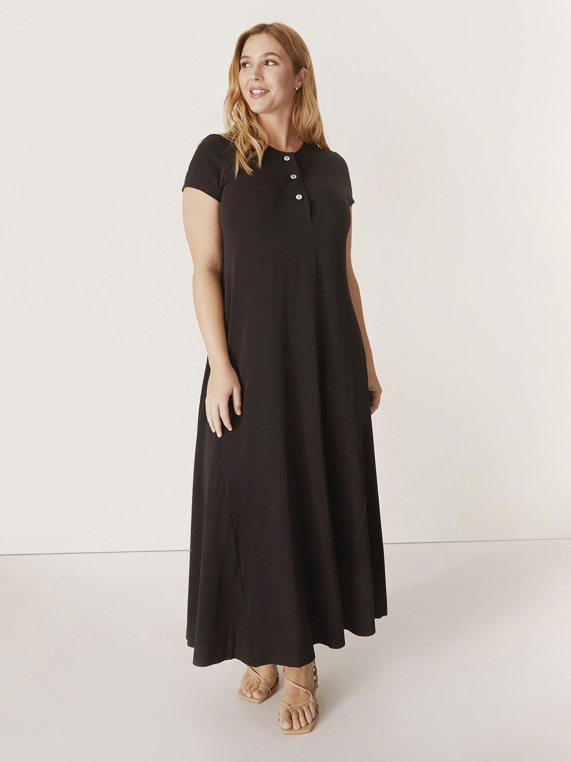 Robe longue en jersey fluide FR