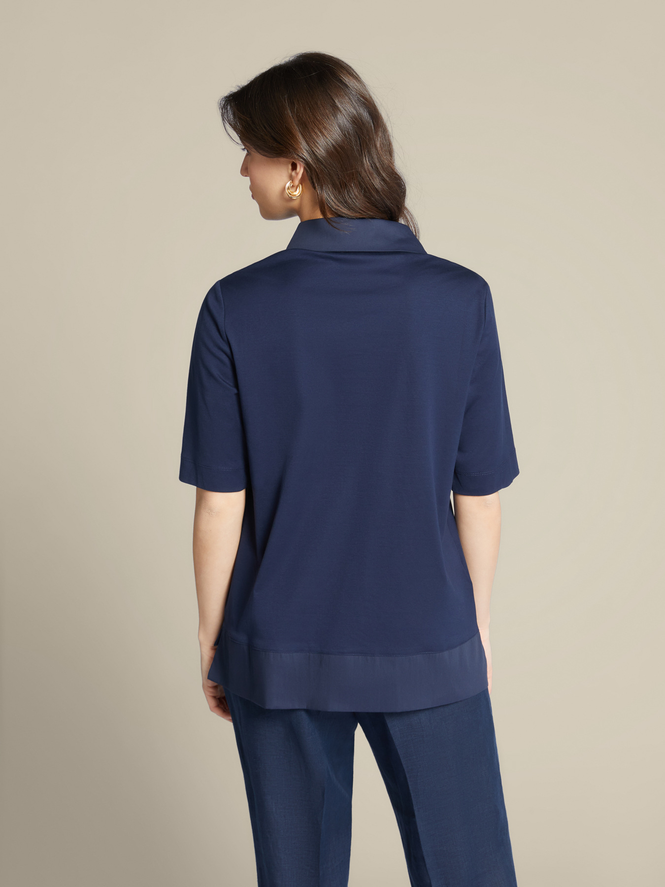 T-shirt con colletto image number 1