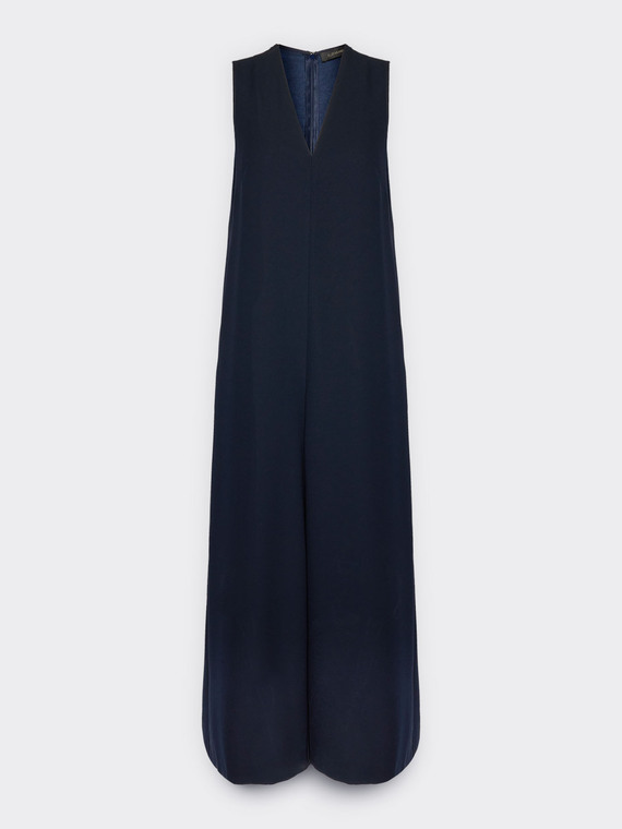 Tuta palazzo in cr&ecirc;pe enver satin