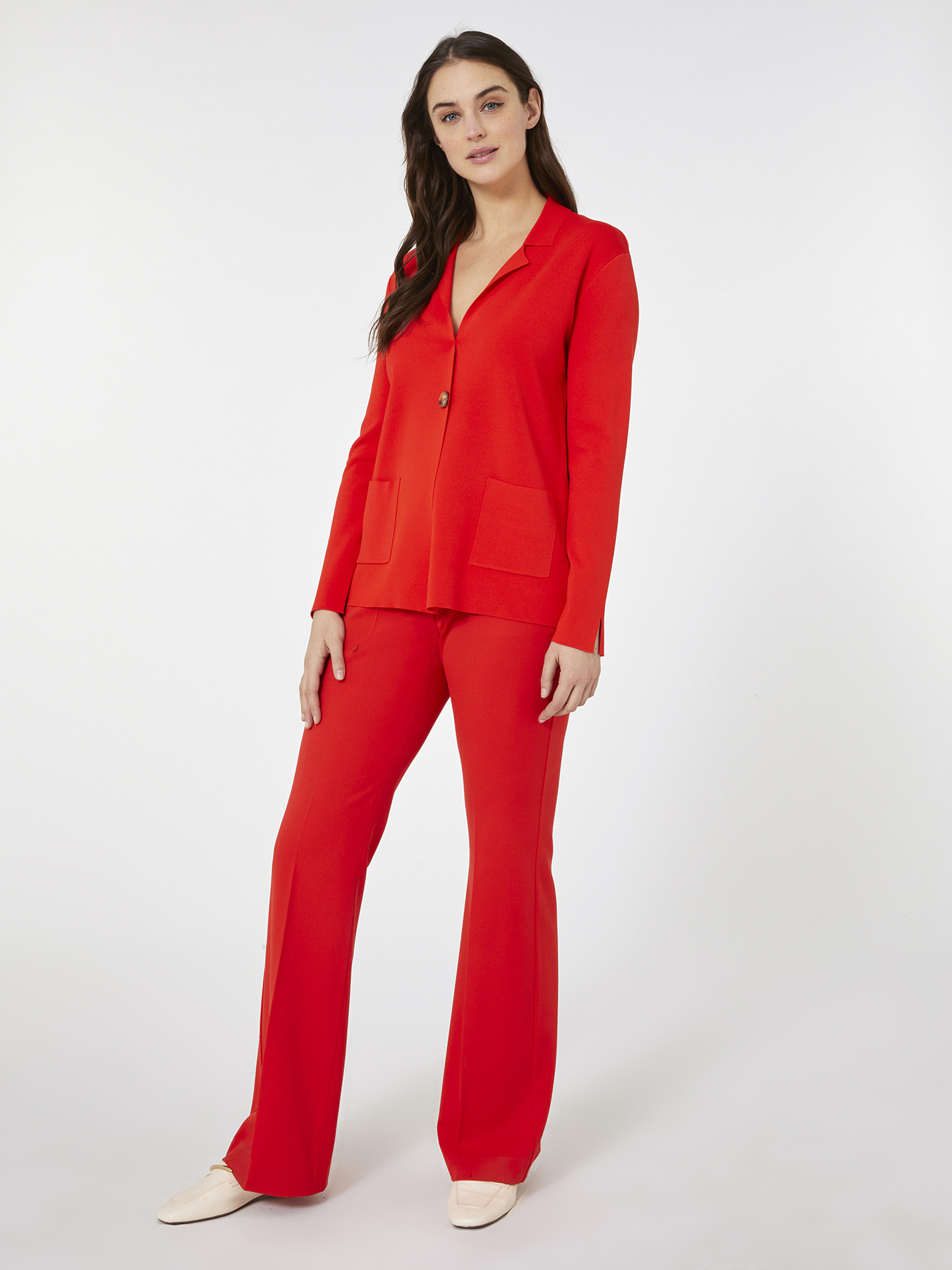 Blazer de viscosa crep&eacute; image number 0