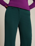 Flowing stretch cady trousers image number 4