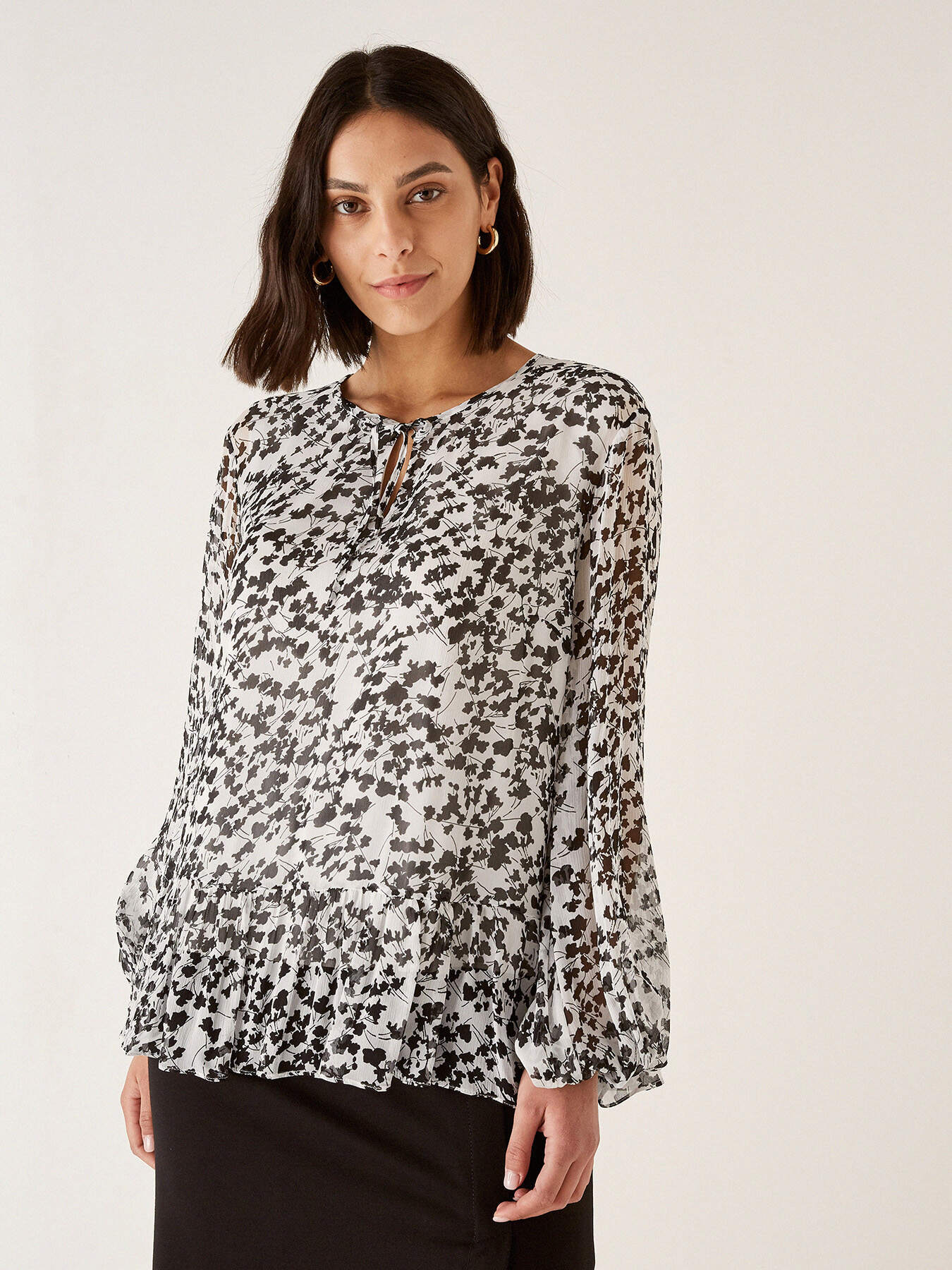 Romantische Bluse mit Blumenmuster image number 2