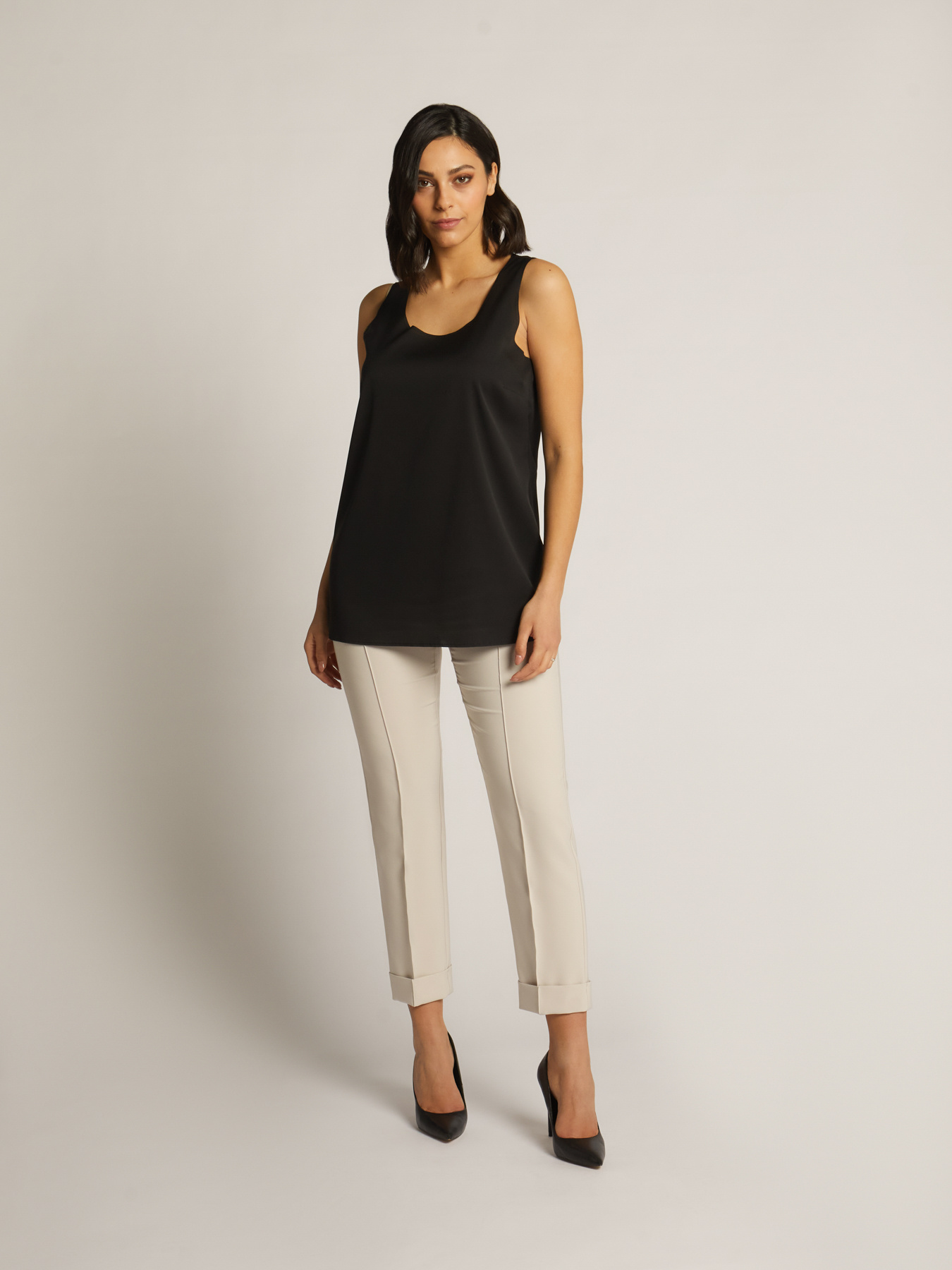 Top en satin image number 0