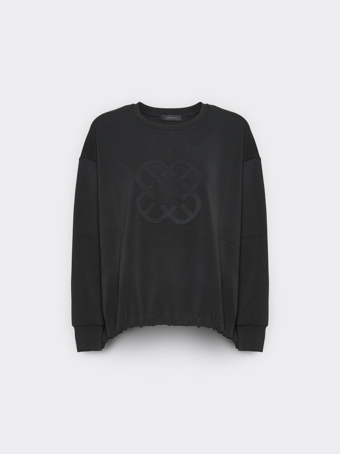 Sweatshirt aus Scuba mit Monogramm-Logo image number 5