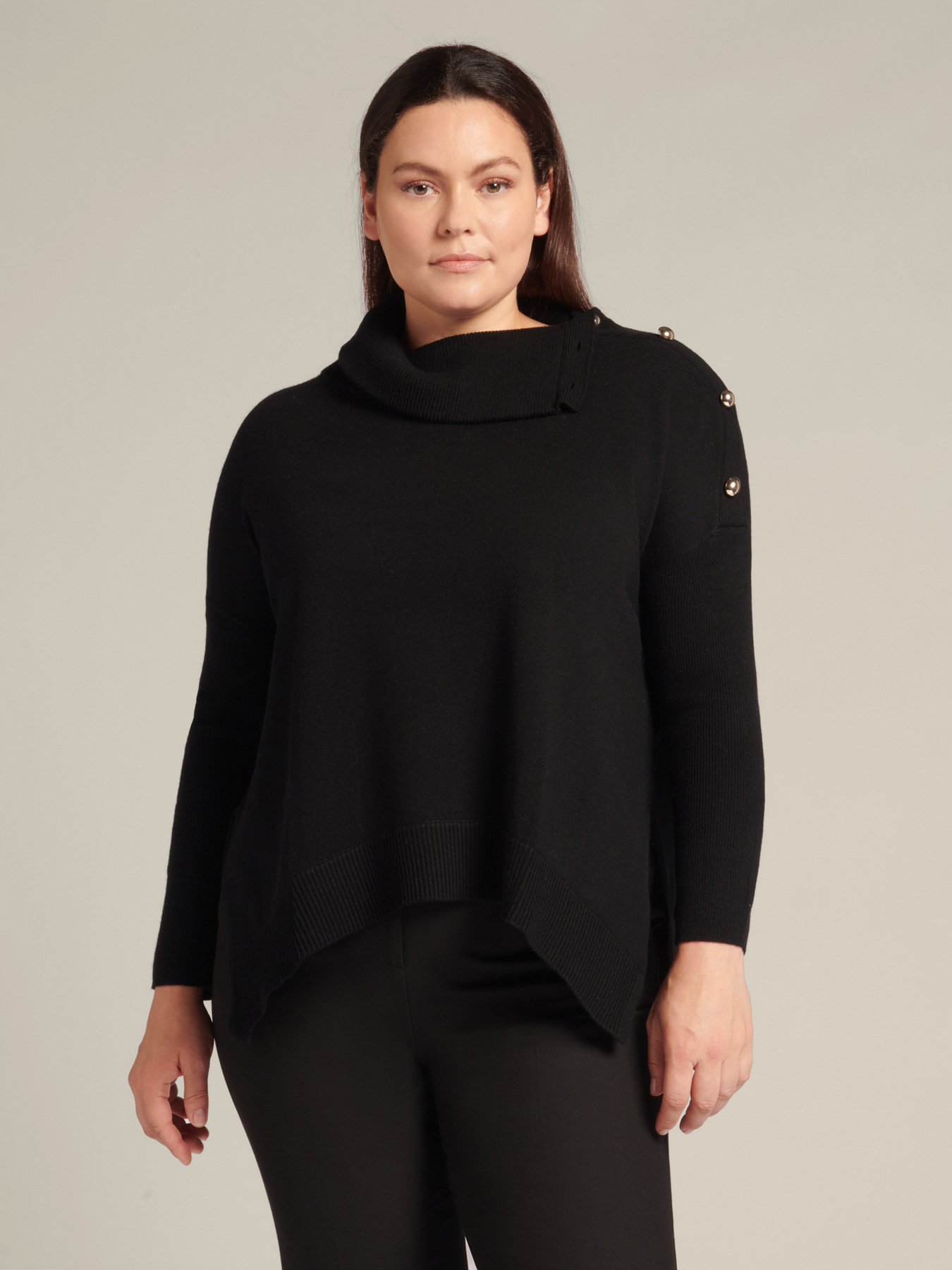 Oversized sweater in sustainable wool image number 4