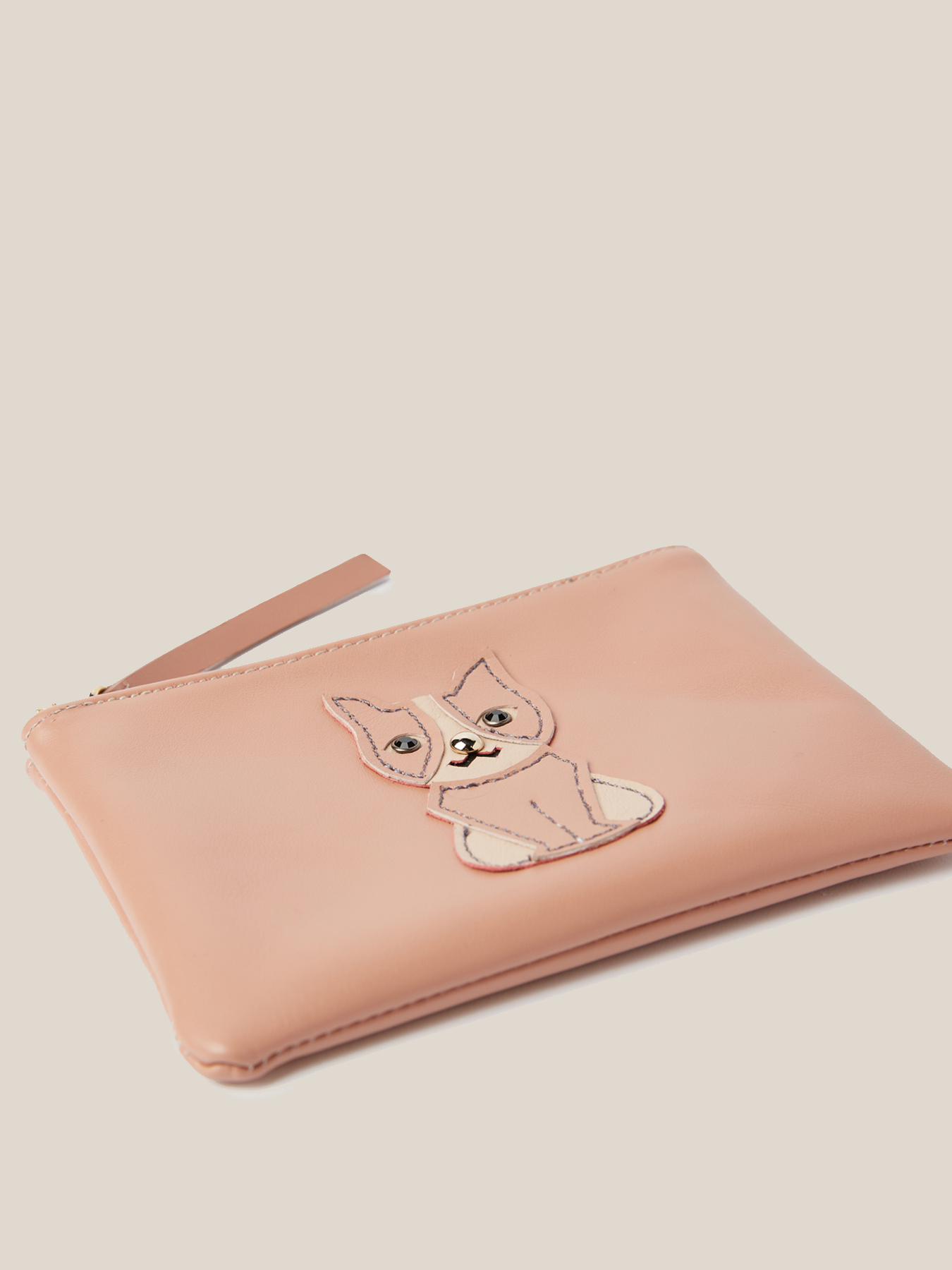 "Elena Mir&ograve; & Pangea" leather clutch bag image number 2