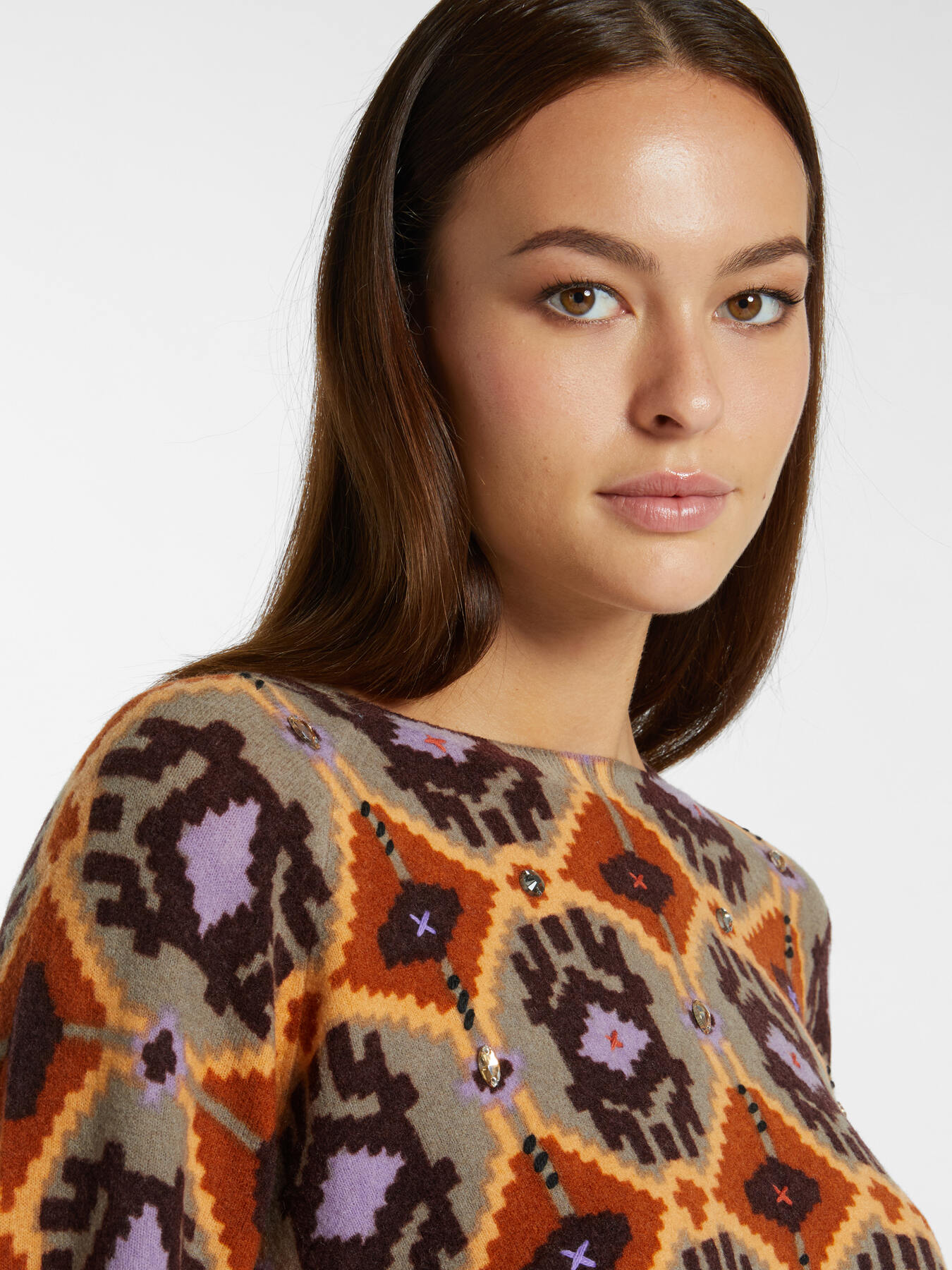 Bedrucktes und besticktes Hemd image number 3