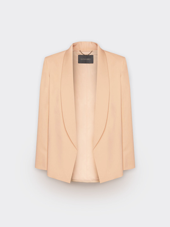 Blazer mit Schalkragen